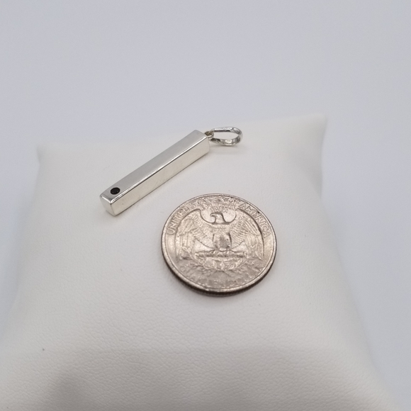 Pendant Minimal Bar Silver 925 - Picture 1 of 4